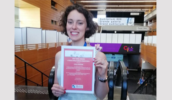 Luiza Avezum prix du meilleur oral au congrès ICEF14 2023